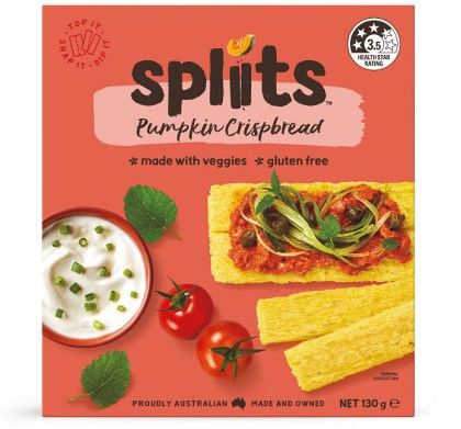 Spliits Pumpkin Crispbread  130g