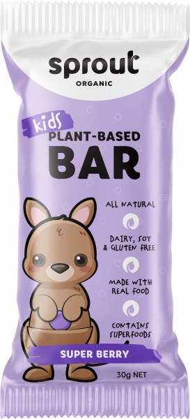 Sprout Organic Kids Plant-Based  Super Berry Bars  12x30g