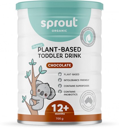 Sprout Organic Toddler Formula Chocolate 12+ months Tin 700g