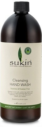 Sukin Cleansing Hand Wash Refill cap 1 Litre