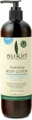 Sukin Hydrating Body Lotion Lime & Coconut 500ml Pump
