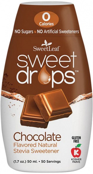 SWEETLEAF Sweet Drops Stevia Liquid Chocolate Squeeze Pack 50ml