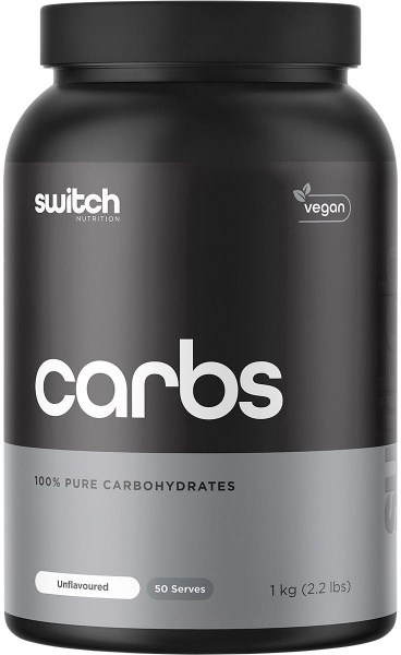 Switch Nutrition Carbs 100% Pure Carbohydrates Unflavoured 1kg