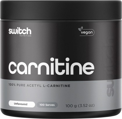 Switch Nutrition Carnitine 100% Pure Acetyl L-Carnitine Unflavoured 100g