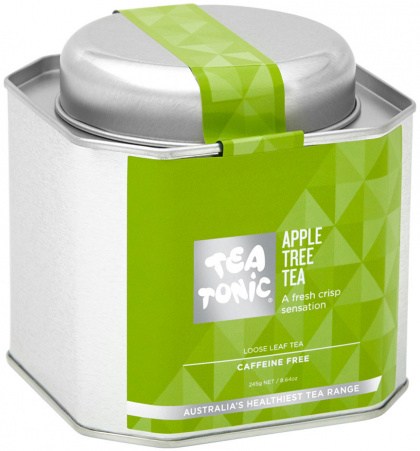 TEA TONIC Apple Tree Tea Caddy Tin 245g
