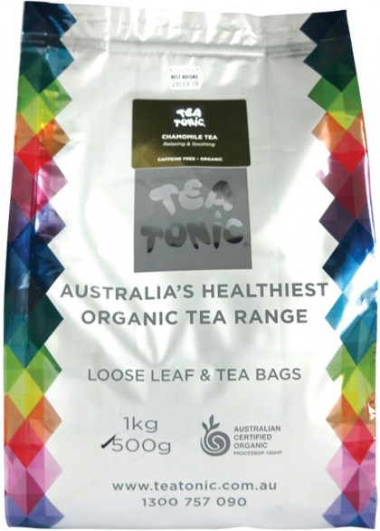 TEA TONIC Organic Chamomile Tea Loose Leaf 500g