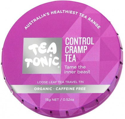TEA TONIC Organic Control Cramp Travel Tin 15g