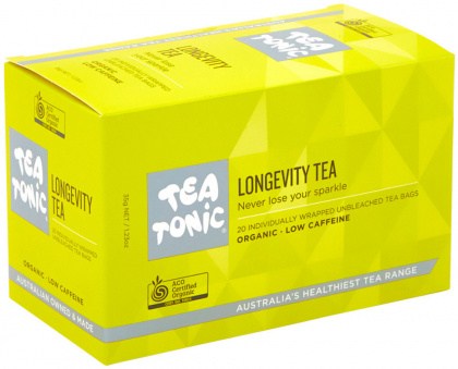TEA TONIC Organic Longevity Tea x 20 Tea Bags