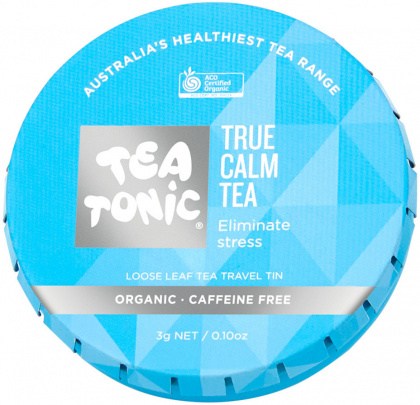 TEA TONIC Organic True Calm Tea Travel Tin 3g