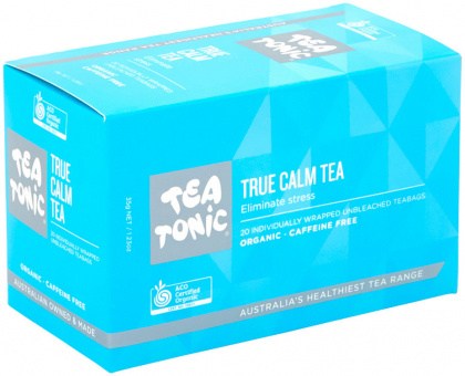 TEA TONIC Organic True Calm Tea x 20 Tea Bags