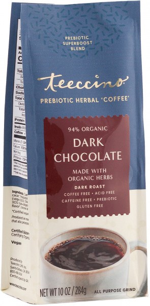 Teeccino Dark Chocolate Prebiotic 284g Foil Bag
