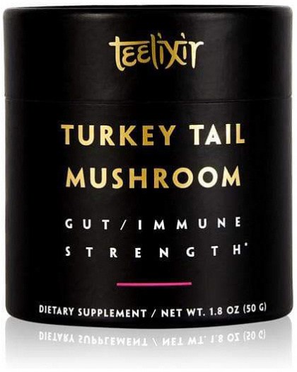 Teelixir Organic Turkey Tail Mushroom Powder Gut/Immune Strength  50g