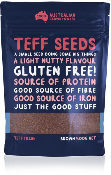 Teff Tribe Brown Teff Seed  500g