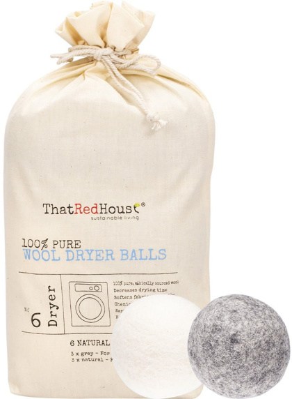 That Red House Wool Dryer Balls 100% Pure 6pk
