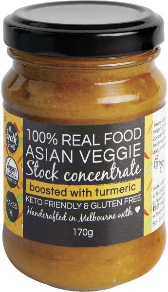 The Broth Sisters Stock Concentrate Asian Veggie with Turmeric 170g