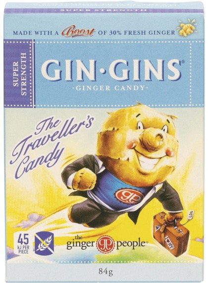 The Ginger People Gin Gins Ginger Candy Super Strength 12x84g