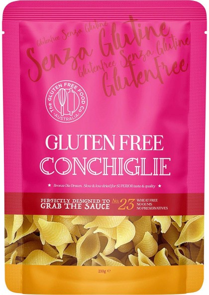 The Gluten Free Food Co. CONCHIGLIE Gluten Free Pasta 210g