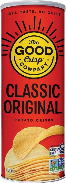 The Good Crisp Company Potato Crisps Classic Original 8x160g