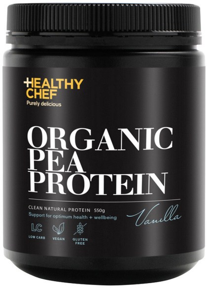 THE HEALTHY CHEF Organic Pea Protein Vanilla 450g