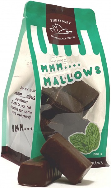 The Sydney Marshmallow Co Chocolate Mint Marshmallow  200g
