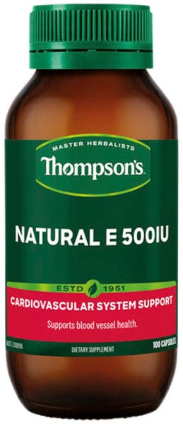 THOMPSON'S Natural E 500IU 100c