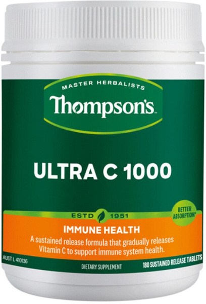 THOMPSON'S Ultra C 1000 Sustained Release 180t