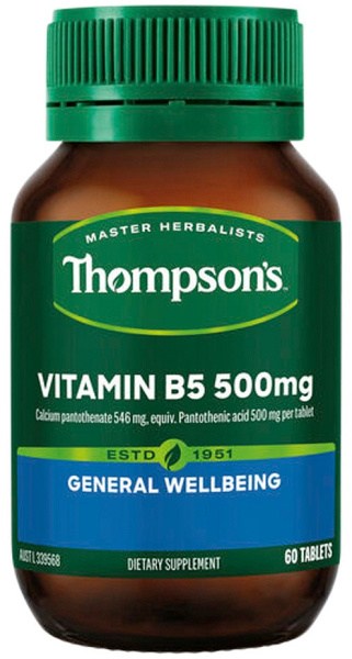 THOMPSON'S Vitamin B5 500mg 60t