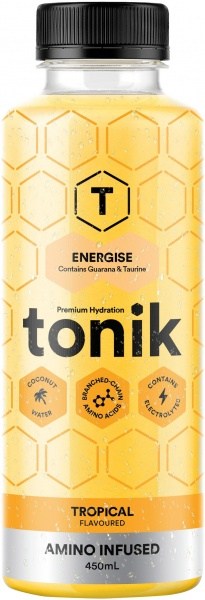Tonik Active Tropical Flavour Energise  450ml SEP22