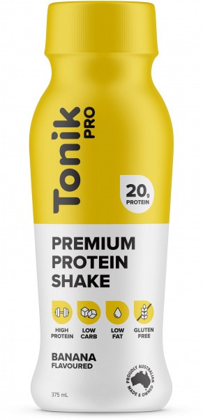 Tonik Pro Protein Drink Banana G/F 375ml JAN23