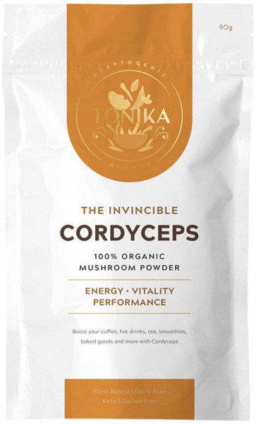TONIKA 100% Organic Mushroom Powder Cordyceps 70g
