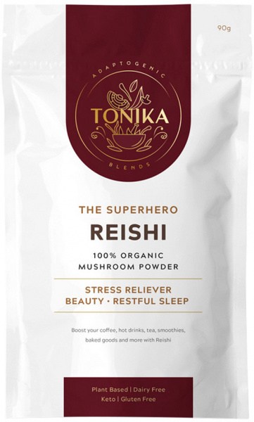 TONIKA 100% Organic Mushroom Powder Reishi 70g