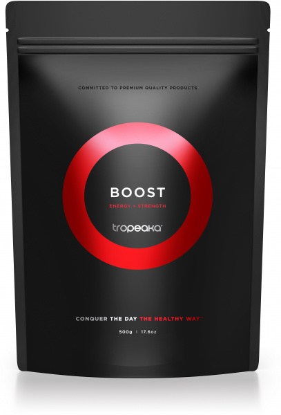 Tropeaka Organic BOOST (Energy & Strength) Protein Powder  500g Pouch