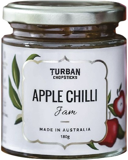 Turban Chopsticks Jam Apple Chilli 180g