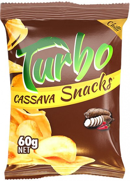 Turbo Snacks Cassava Chilli  60g