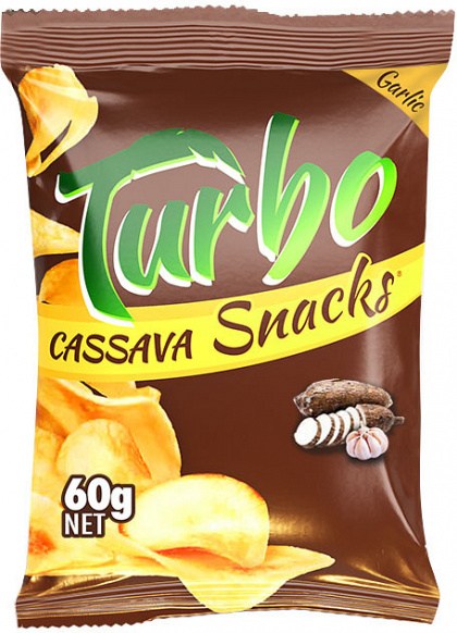 Turbo Snacks Cassava Garlic  60g