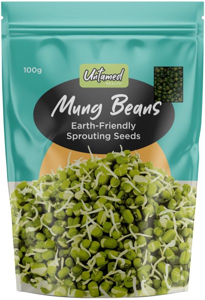 UntamedMung Beans Earth-Friendly Sprouting Seeds  100g