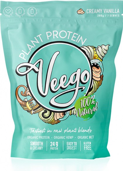 Veego Plant Protein Powder - Creamy Vanilla  280g - 8 Serves
