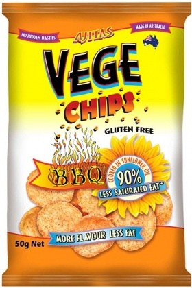 Vege Chips BBQ  12x50g