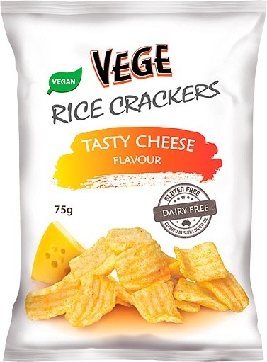 Vege Rice Cracker Cheese  5x75g