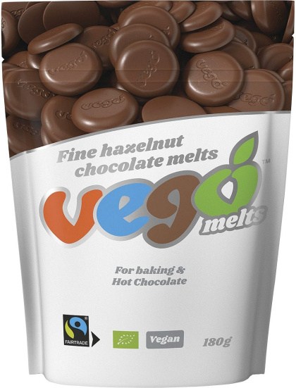 Vego Chocolate Melts Fine Hazelnut 180g