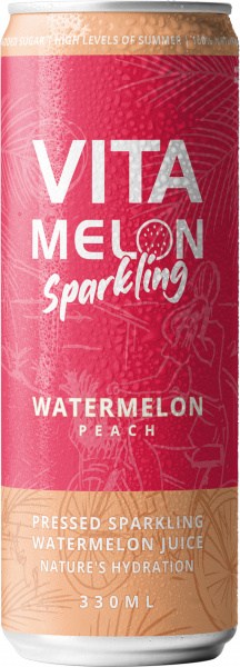 VitaMelon Sparkling Watermelon Peach  330ml