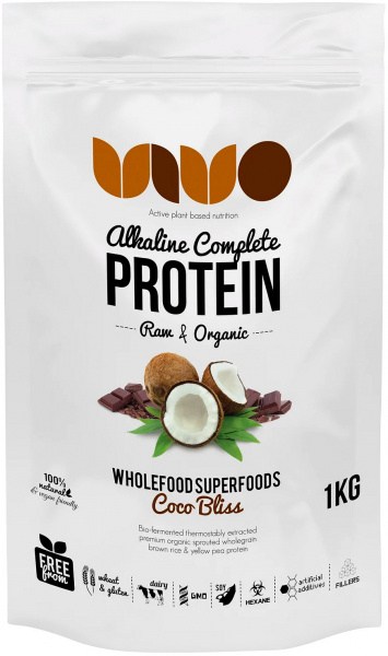 VIVO Organic Alkaline Complete Plant Protein Coco Bliss 1kg