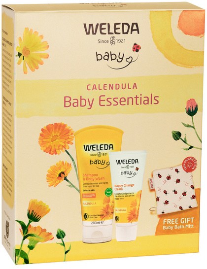 WELEDA BABY Organic Calendula Baby Essentials Pack