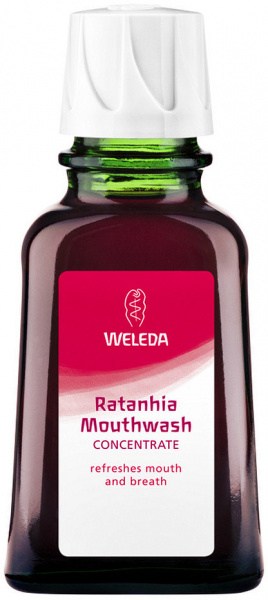 WELEDA Oral Care Organic Mouthwash Ratanhia (Herbal Mint Flavour) 50ml