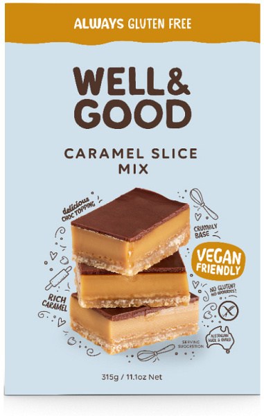 Well And Good Caramel Slice Mix 315g