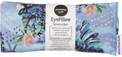 Wheatbags Love Eyepillow Blue Cockatoo Lavender Scented  
