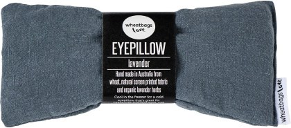 Wheatbags Love Eyepillow Luxe Linen Slate Lavender Scented  