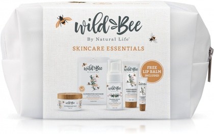 Wild Bee Gift Pack (Moisturiser, Single Face Mask, Hand Cream, Cleanser, FREE Lip balm)