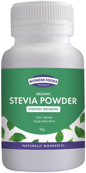 WONDER FOODS Organic Stevia Powder 25g