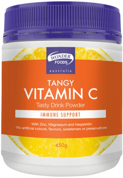 WONDER FOODS Tangy Vitamin C (Tasty Drink Powder) 450g